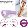 Beurer MP 59 Electric Foot File, 2 speeds, 2 attachments, Auto Shut-Off, Up to 3 hours of battery life, Purple