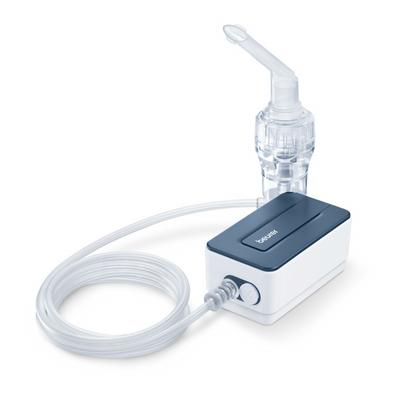 Beurer IH 15 Compressor Inhaler, MMAD 4.12 μm, 0.25 mL/min, 0.6 bar, USB-C, White