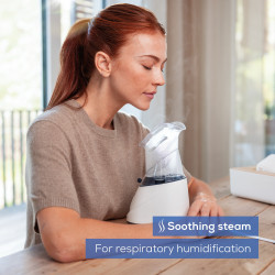 Beurer SI 31 Steam Humidifier, 5–15 min, Low Noise, LED Indicator, White