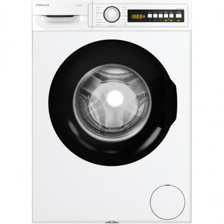 Finlux FXN 6101S Washing Machine, Class A, 8 kg, 1,200 rpm, Delayed Start, Inverter Motor, White