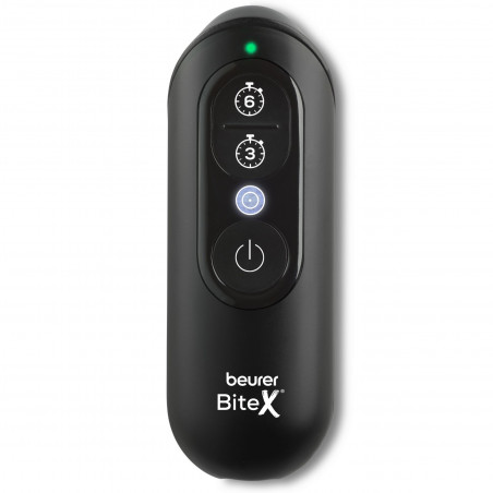 Уред за третиране на ухапвания от комари/насекоми Beurer BR 115 BiteX Max, BiteSpotLight, Без химични в-ва - подходящ и за бременни, Черен