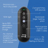 Уред за третиране на ухапвания от комари/насекоми Beurer BR 115 BiteX Max, BiteSpotLight, Без химични в-ва - подходящ и за бременни, Черен