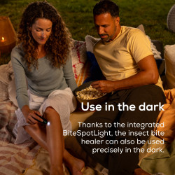 Aparat pentru tratarea mușcăturilor de țânțari/insecte Beurer BR 115 BiteX Max, BiteSpotLight, fără substanțe chimice – potrivit și pentru femeile însărcinate, negru