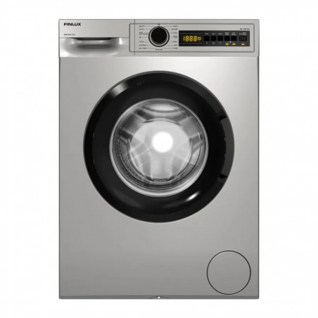 Mașină de spălat Finlux FXN 1071 T2 S, Clasa A, 15 programe, 6 kg, 1200 rpm, Pornire programată, afișaj LED, argintiu