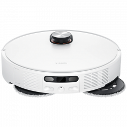Ρομποτική σκούπα Xiaomi Robot Vacuum 5 EU OV31GL, 55 W, 20000 Pa, 140 λεπτά, αναγνώριση AI, αυτόματη βάση πλύσης και στεγνώματος, πλοήγηση με λέιζερ dToF, ζεστό νερό 80°C, λευκό