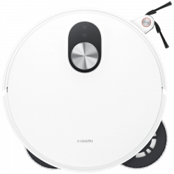 Ρομποτική σκούπα Xiaomi Robot Vacuum 5 EU OV31GL, 55 W, 20000 Pa, 140 λεπτά, αναγνώριση AI, αυτόματη βάση πλύσης και στεγνώματος, πλοήγηση με λέιζερ dToF, ζεστό νερό 80°C, λευκό