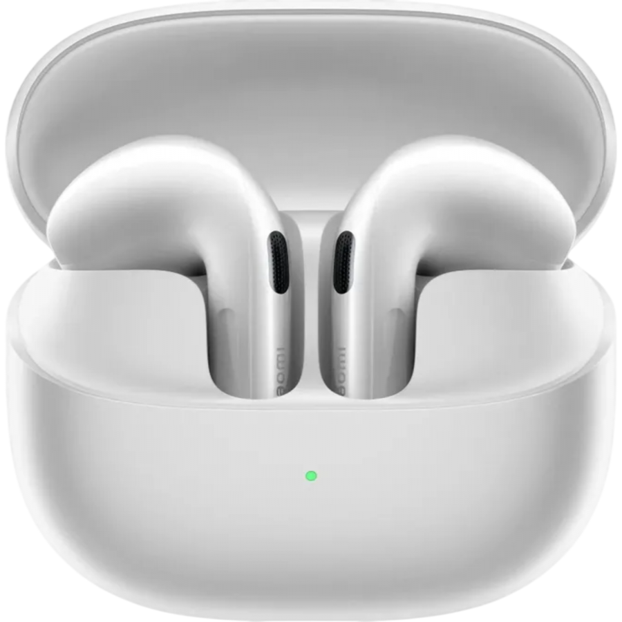 Слушалки Xiaomi Buds 6 M2540E1, 6 часа, Bt 5.4, Hi-Res, aptX Lossless, AI шумопотискане, ANC, 360° звук, IP54, Керамичнобял