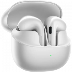 Xiaomi Buds 6 M2540E1 fülhallgató, 6 óra, Bluetooth 5.4, Hi-Res, aptX Lossless, AI zajszűrés, ANC, 360°-os hang, IP54, kerámiafehér