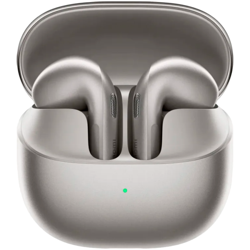 Слушалки Xiaomi Buds 6 M2540E1, 6 часа, Bt 5.4, Hi-Res, aptX Lossless, AI шумопотискане, ANC, 360° звук, IP54, Титаниевосив