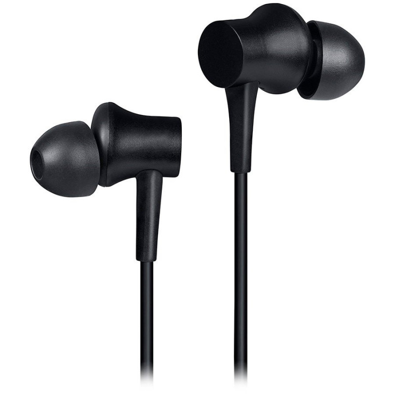 Căști Xiaomi Mi In-Ear Basic, 10 mm, cu cablu, 20 Hz–20 kHz, microfon încorporat, 3,5 mm, negru