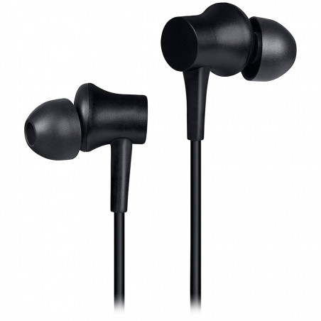 Xiaomi Mi In-Ear Basic fülhallgató, 10 mm, vezetékes, 20 Hz–20 kHz, beépített mikrofon, 3,5 mm, fekete