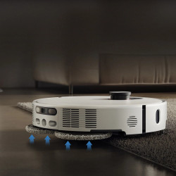 Xiaomi Robot Vacuum 5 Pro EU OV21GL robotporszívó, 55 W, 20 000 Pa, 140 perc, 5 MP-es hármas kamera és AI-felismerés, automatikus tisztító- és szárítóállomás, rejtett dToF navigáció, 80 °C-os víz, fehér