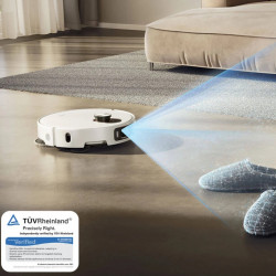 Xiaomi Robot Vacuum 5 Pro EU OV21GL Robot Vacuum, 55W, 20,000 Pa, 140 min, AI 5 MP triple camera and recognition, Automatic washing and drying station, Retractable dToF navigation, Water 80°C, White
