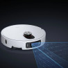 Aspirator robot Xiaomi Robot Vacuum 5 Pro EU OV21GL, 55 W, 20000 Pa, 140 min, cameră triplă AI de 5 MP cu funcție de recunoaștere, stație automată de spălare și uscare, navigație dToF retractabilă, apă la 80 °C, alb
