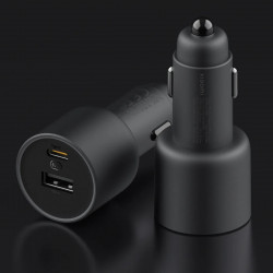 Xiaomi Mi BHR6814GL autós töltő, 67 W, 2 töltőcsatlakozó, LED-jelzőfény, fekete