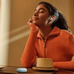 Xiaomi Redmi Buds 8 Active M2537E1 fülhallgató, 7 óra, Bluetooth 5.4, IP54, titánmembrános hangszóró, AI zajszűrés, gyors töltés, kék