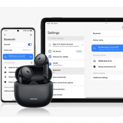 Xiaomi Redmi Buds 8 Active M2537E1 fülhallgató, 7 óra, Bluetooth 5.4, IP54, titánmembrános hangszóró, AI zajszűrés, gyors töltés, kék