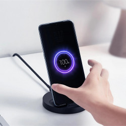 Xiaomi Mi GDS4145GL vezeték nélküli töltő, Qi 20 W, USB-C, FOD-érzékelés, jelzőfény, fekete