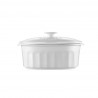 Porcelán edény a BUYDEEM CT1005 gőzfőzőhöz, 2 l, -8 °C – +230 °C, az FDA által élelmiszerrel való érintkezésre jóváhagyva, fehér