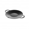BUYDEEM CP101 Aluminum Grill/Baking Pan, 36 cm, Nonstick, Ergonomic Handles, Pouring Rim, Black