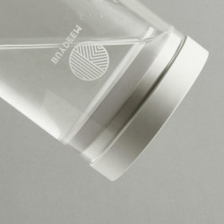 BUYDEEM CS1004 Glass Storage Container, 600 mL, Airtight Seal, -20°C to 300°C, Freezer-, Microwave-, and Oven-Safe, White