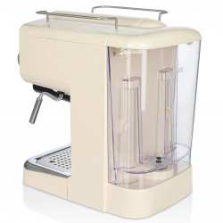 ZILAN ZLN2992 Espresso Machine, 1100W, 15 bar, 1.25 L, Dual Brewing, Portafilter, Hot and Cold Milk Foam, Temperature Control, Creamy