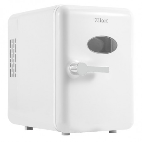 Zilan ZLN1153 Portable Mini Fridge, 36W, 4 L, 6 cans, Cooling/Heating, 10–75°C, 240/12V, White