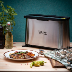Oliver Voltz OV51015R 4-in-1 Multifunctional Cooking Appliance, 1700W, 240x225 mm, Overheat Protection, Stainless Steel/Black