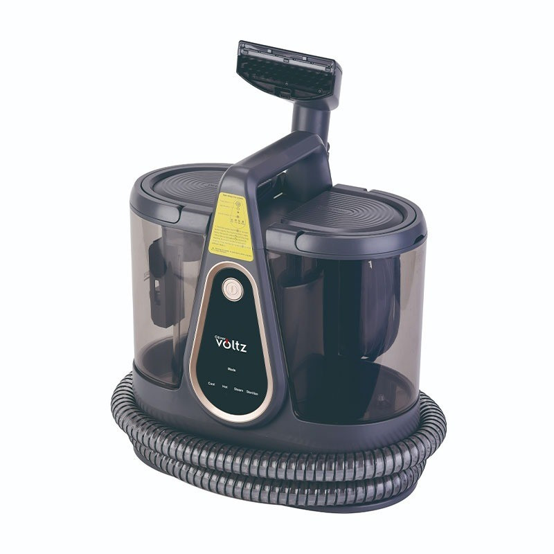 Aspirator pentru curatarea covoarelor si tapiteriei Oliver Voltz OV51006A, 1750 W, 18 kPa, 1 l, Ecran tactil, Dezinfectare cu abur, Accesorii, Negru