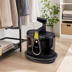 Oliver Voltz OV51006A Carpet and Upholstery Cleaner, 1750W, 18 kPa, 1 L, Touchscreen Display, Steam Disinfection, Accessories, Black