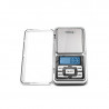 Cântar pentru bijuterii Rosberg R51651S, până la 500 g, afișaj LCD, baterii incluse, oțel inoxidabil