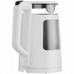 AENO EK6 AEK0006 elektromos vízforraló, 2200 W, 1,7 l, 40–100 °C, STRIX, LED, dupla falú, szűrő, 360°-os talp, fehér