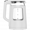 AENO EK6 AEK0006 elektromos vízforraló, 2200 W, 1,7 l, 40–100 °C, STRIX, LED, dupla falú, szűrő, 360°-os talp, fehér
