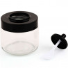 Σετ βαζάκια μπαχαρικών Hermia 964FRM1705, Γυάλινο, 300 ml, 12 τεμάχια, Κουτάλι, Διαφανές