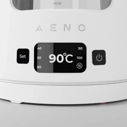 AENO EK6 AEK0006 elektromos vízforraló, 2200 W, 1,7 l, 40–100 °C, STRIX, LED, dupla falú, szűrő, 360°-os talp, fehér