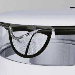 AENO EK6 AEK0006 elektromos vízforraló, 2200 W, 1,7 l, 40–100 °C, STRIX, LED, dupla falú, szűrő, 360°-os talp, fehér