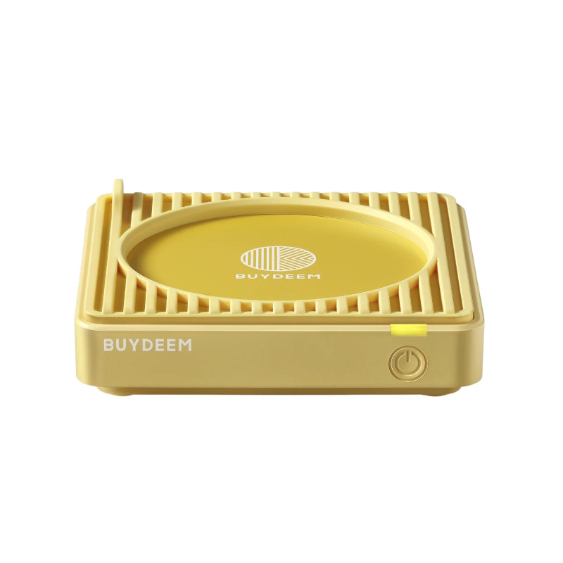 BUYDEEM OA2001 Cup Warmer, 24W, 2 Settings, Auto Shut-Off, Water-Resistant, Yellow