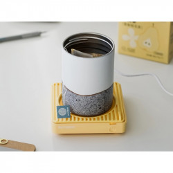 BUYDEEM OA2001 Cup Warmer, 24W, 2 Settings, Auto Shut-Off, Water-Resistant, Yellow