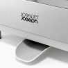 Στεγνωτήριο πιάτων Joseph Joseph Extend Steel Plus 6500041, Έως 16 τεμάχια, Επεκτάσιμο, Ράγες για ποτήρια, Αποστράγγιση, Αποσυναρμολογούμενο, Ανοξείδωτο ατσάλι, Λευκό