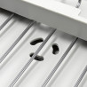 Στεγνωτήριο πιάτων Joseph Joseph Extend Steel Plus 6500041, Έως 16 τεμάχια, Επεκτάσιμο, Ράγες για ποτήρια, Αποστράγγιση, Αποσυναρμολογούμενο, Ανοξείδωτο ατσάλι, Λευκό