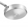 Βαθύ τηγάνι Joseph Joseph Space 1000058, 24 εκ., πτυσσόμενη λαβή, κεραμική επίστρωση, κατάλληλο για φούρνο έως 232 °C, επαγωγή, ασημί/μαύρο