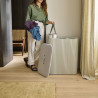Кош за пране Joseph Joseph Tota Trio Luxe 5000008, 90 л, 3 разделения, Дръжки за пренасяне, Бамбук, Екрю