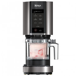 Aparat de înghețată 7-în-1 Ninja CREAMi NC302EU, 800 W, 2 x 493 ml, Creamify, Re-Spin, Adăugare de bucăți, Program fitness/keto, Personalizare, Negru/gri