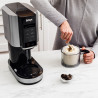 Ninja CREAMi NC302EU 7-in-1 fagylaltkészítő, 800 W, 2×493 ml, Creamify, Re-Spin, darabkák hozzáadása, Fitness/keto program, személyre szabás, fekete/szürke