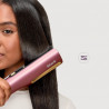 Στεγνωτήρας μαλλιών και πιστολάκι 2 σε 1 Shark SilkiPro HT401EUPK, 1000 W, 3 ταχύτητες, 3 ρυθμίσεις θερμοκρασίας, 100-220 °C, Heatsense, τεχνολογία Rapid Dry, Ροζ
