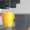 Ninja NeverClog JC152EU 3 az 1-ben gyümölcscentrifuga, 150 W, 700 ml, hideg préselés, darabolás, reszelés, gyümölcspép-szűrők, szürke