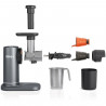 Ninja NeverClog JC152EU 3 az 1-ben gyümölcscentrifuga, 150 W, 700 ml, hideg préselés, darabolás, reszelés, gyümölcspép-szűrők, szürke