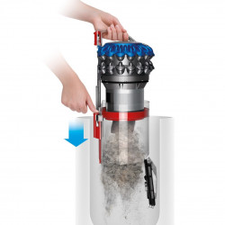 Dyson Cinetic BigBall Absolute 2 Bagless Vacuum Cleaner 447250-01, 700W, 150AW, 0.8 L, 35 cyclones, Automatically rights itself if tipped over, 5 attachments, Nickel/Blue