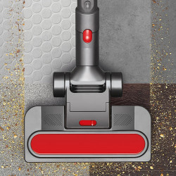 Aspirator fara sac Dyson Cinetic BigBall Absolute 2 447250-01, 700 W, 150 AW, 0,8 l, 35 cicloni, Redresare automata in caz de rasturnare, 5 accesorii, Nichel/Albastru