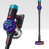 Aspirator vertical Dyson V10 Konical Moulded 419634-01, 150AW, 0,5 l, 60 min, 110 000 rpm, 3 moduri, HEPA, Golire igienica, Fara incurcaturi, Negru